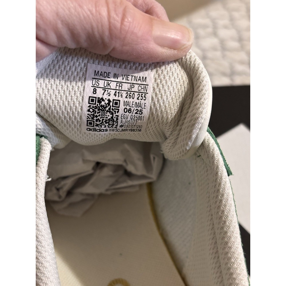 Adidas VL Court 2.0 Unisex M8/W9.5 Green NEW JH5077 Suede Gum Sole Sneakers - Picture 6 of 14